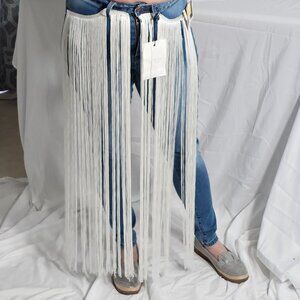 AP Blue by Aphrodite Skinny Jeans with Front Tassels NWT